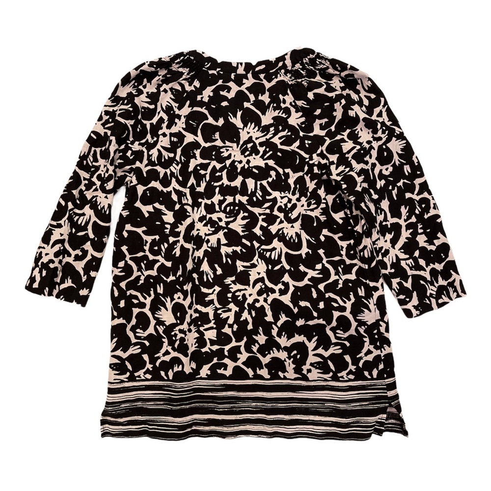Rafaella women’s 100% linen black & white tunic SM - Picture 6 of 12